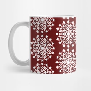 Red Snowflakes Mug